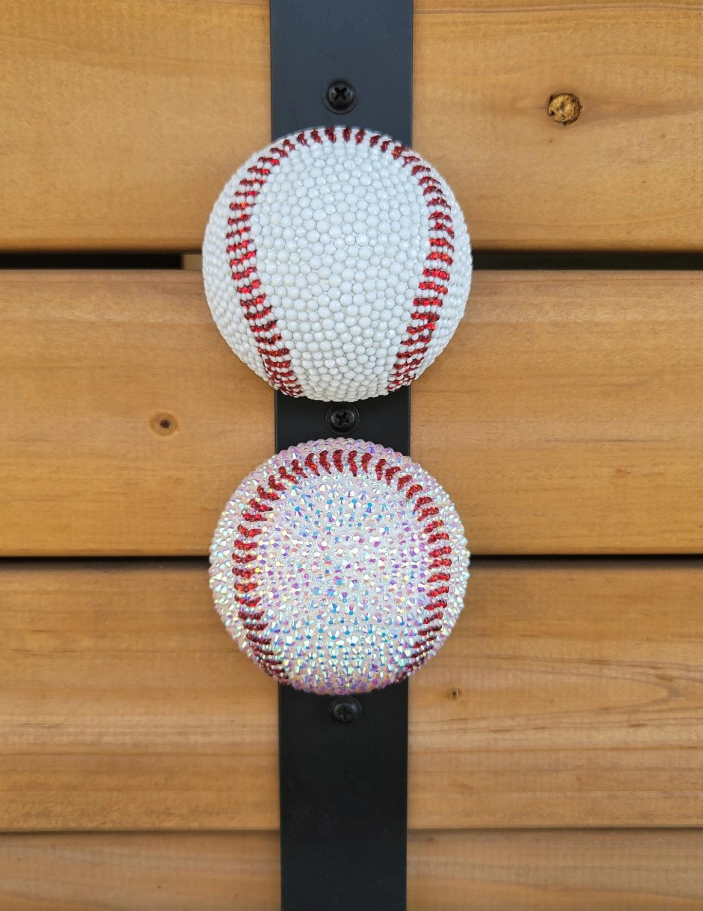 Blinged Baseball Bottle Opener